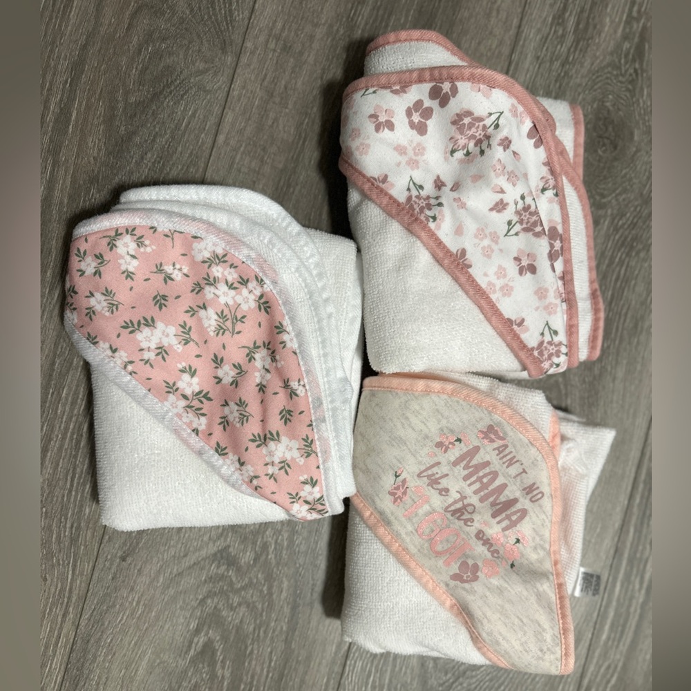 3 towels for baby